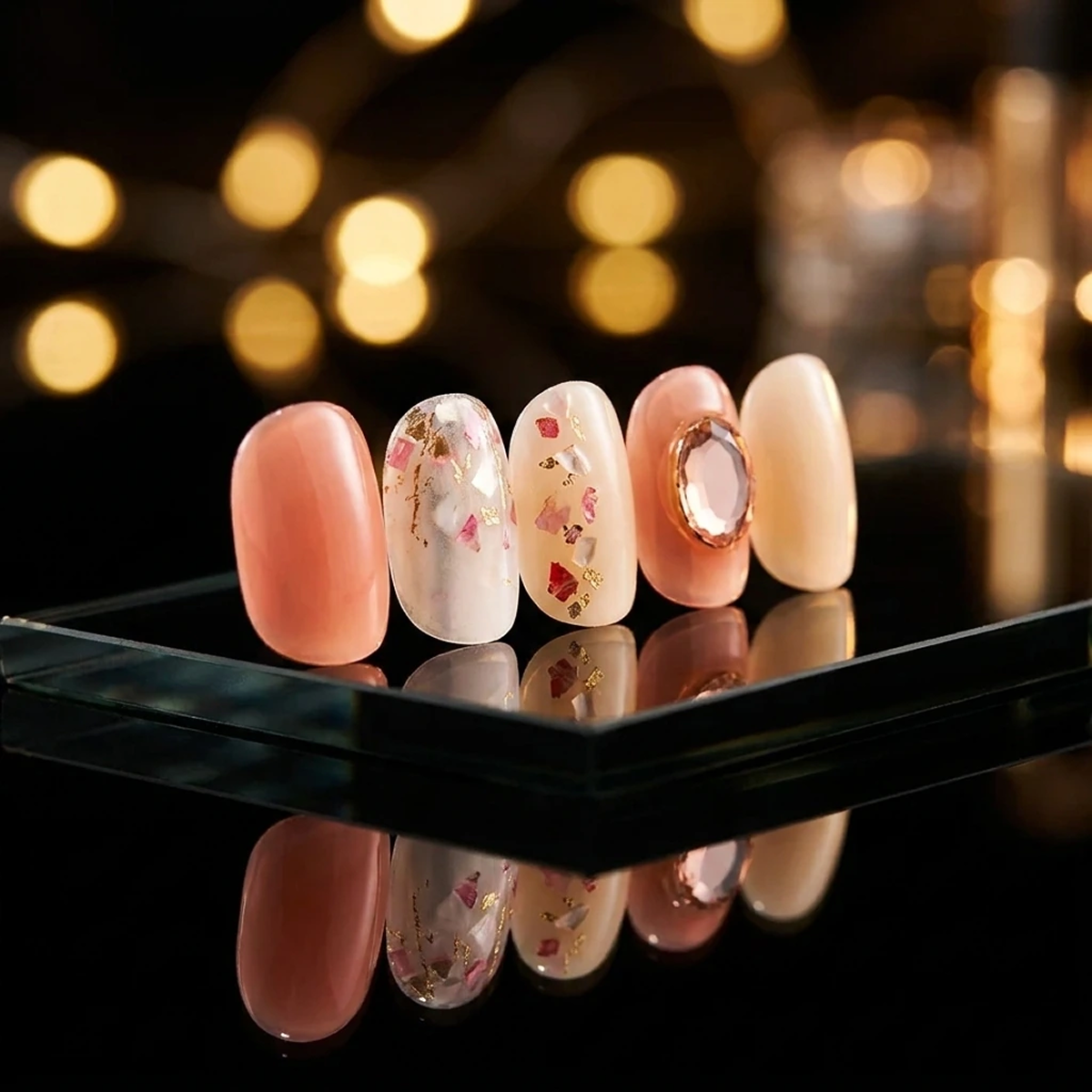EDGE U - Coral Stone Blusher - Bandes pour Ongles