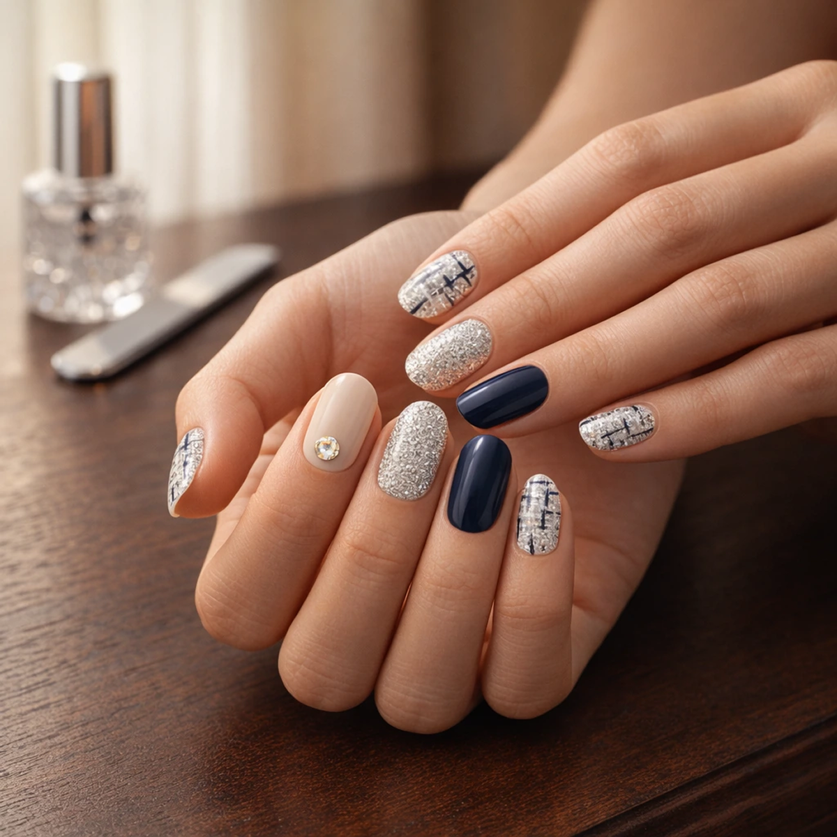 EDGE U - Formal Tweed - Bandes pour Ongles