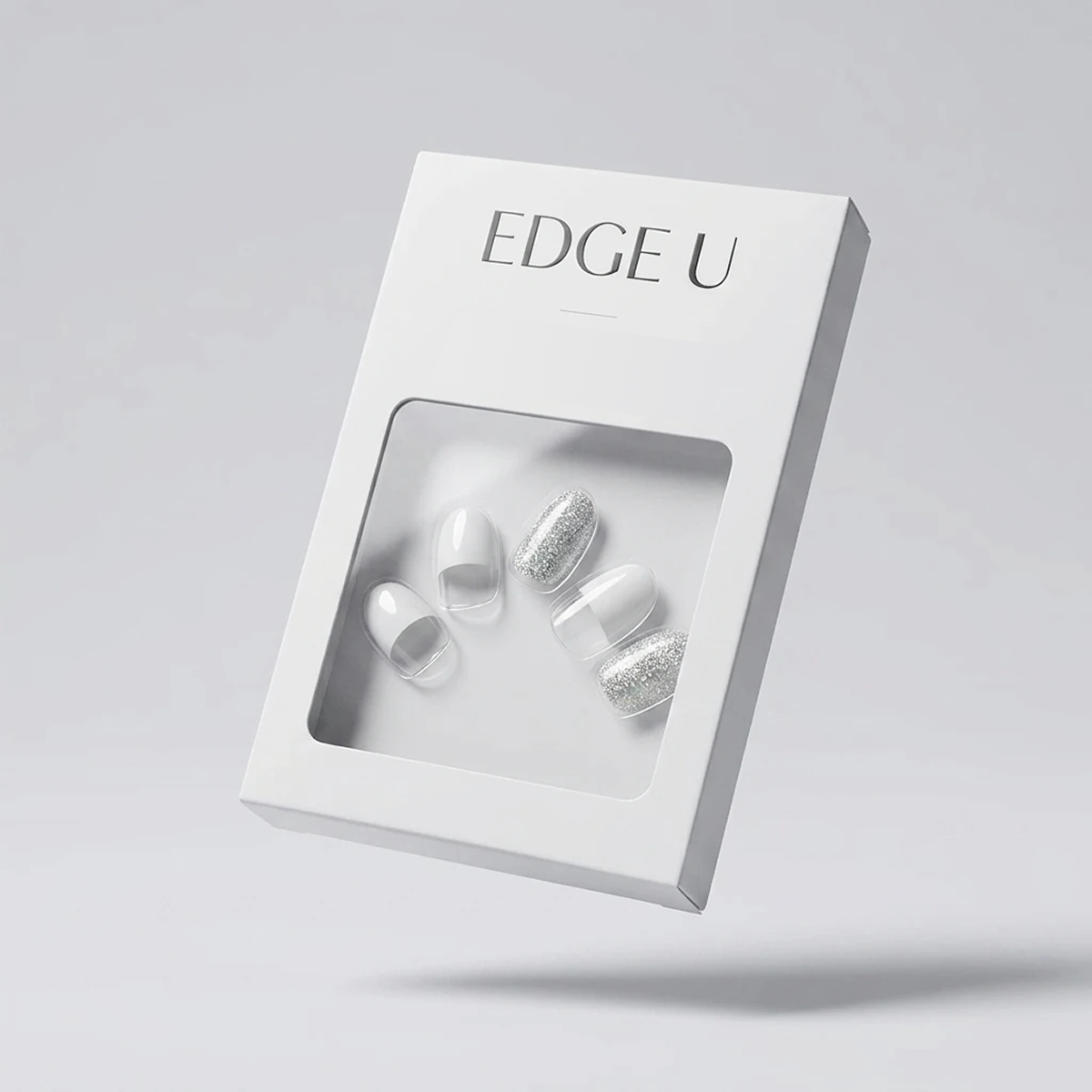 EDGE U - Glam White French - Bandes pour Ongles