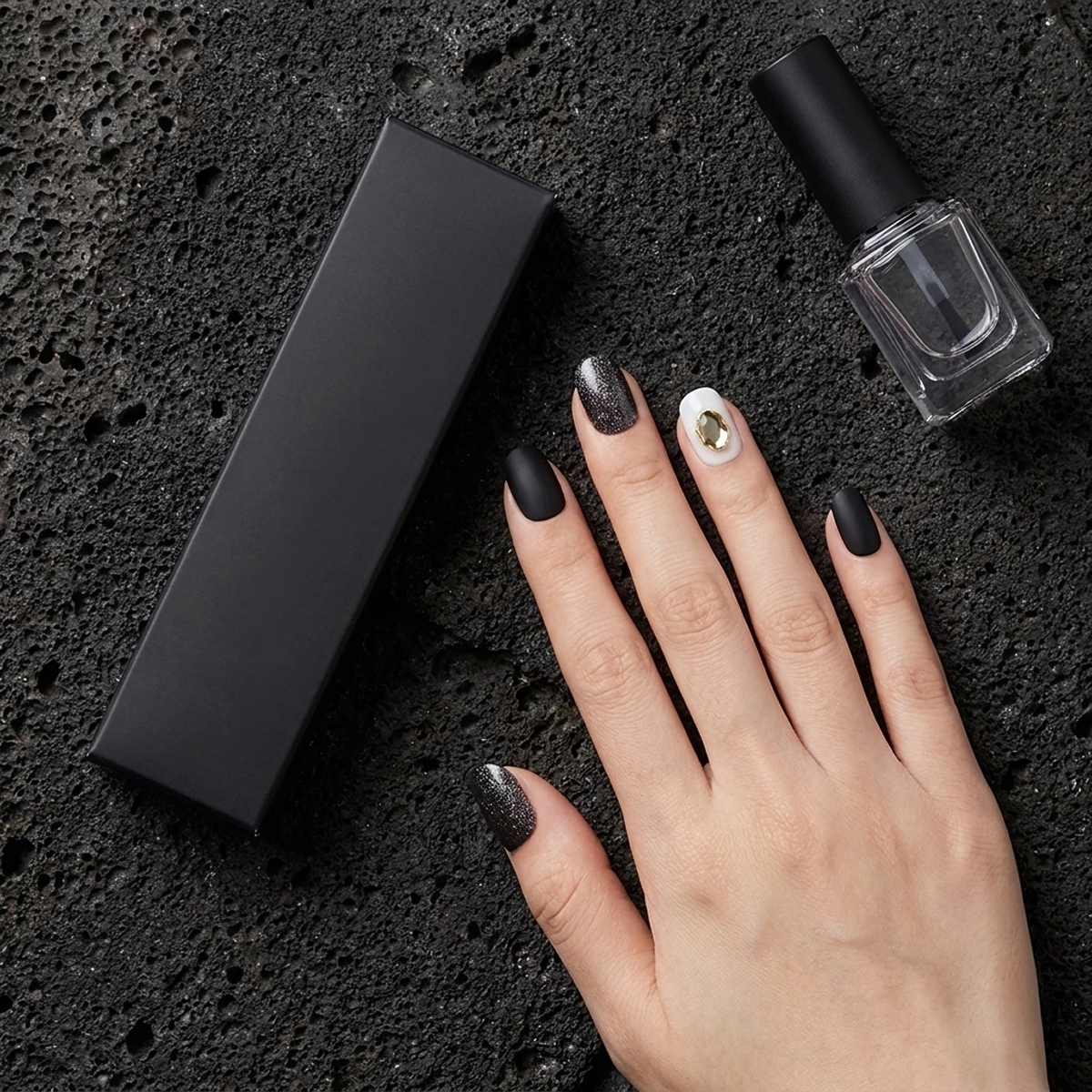EDGE U - Vampire Black - Bandes Pour Ongles