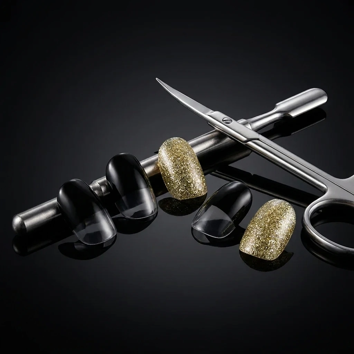 EDGE U - Black French - Bandes pour Ongles