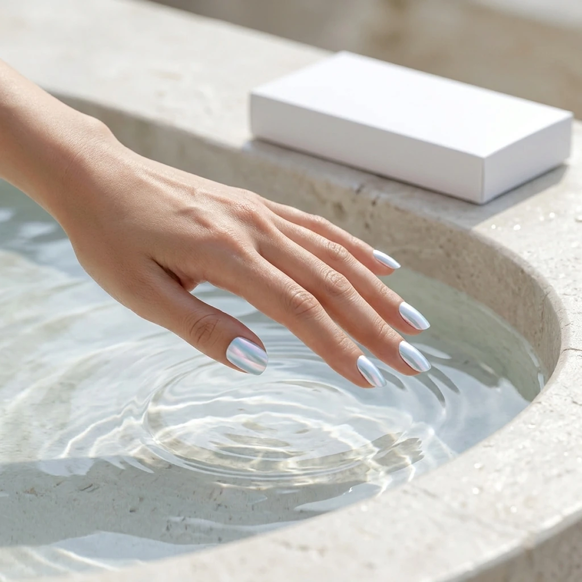 EDGE U - Mirror Sky Blue - Bandes pour Ongles