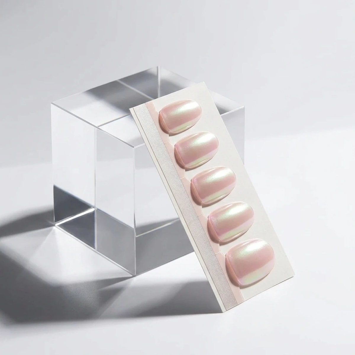 EDGE U - Mirror Pink Beige - Bandes pour Ongles