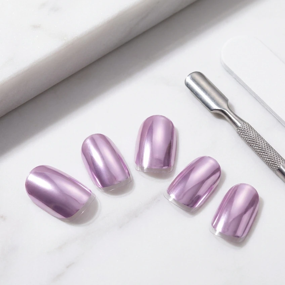 EDGE U - Mirror Violet - Bandes pour Ongles