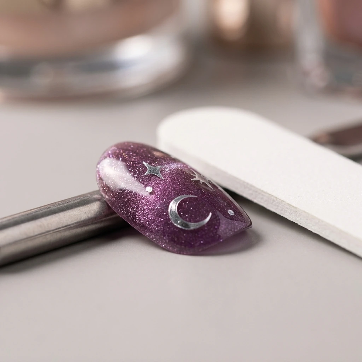 EDGE U - Purple Night Magnet - Bandes pour Ongles