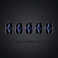 EDGE U - Black Holde Magnet - Bandes pour Ongles