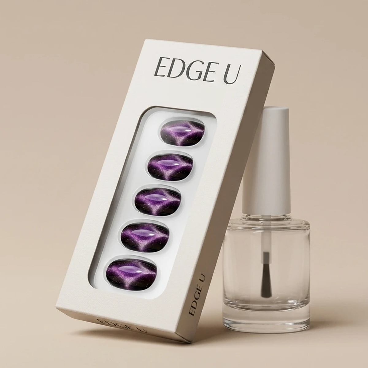 EDGE U - Purple Hole Magnet - Bandes pour Ongles
