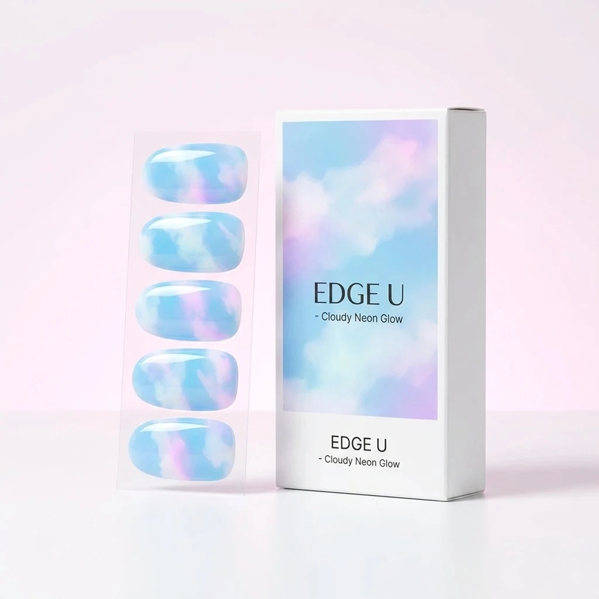 EDGE U - Cloudy Neon Glow - Bandes pour Ongles