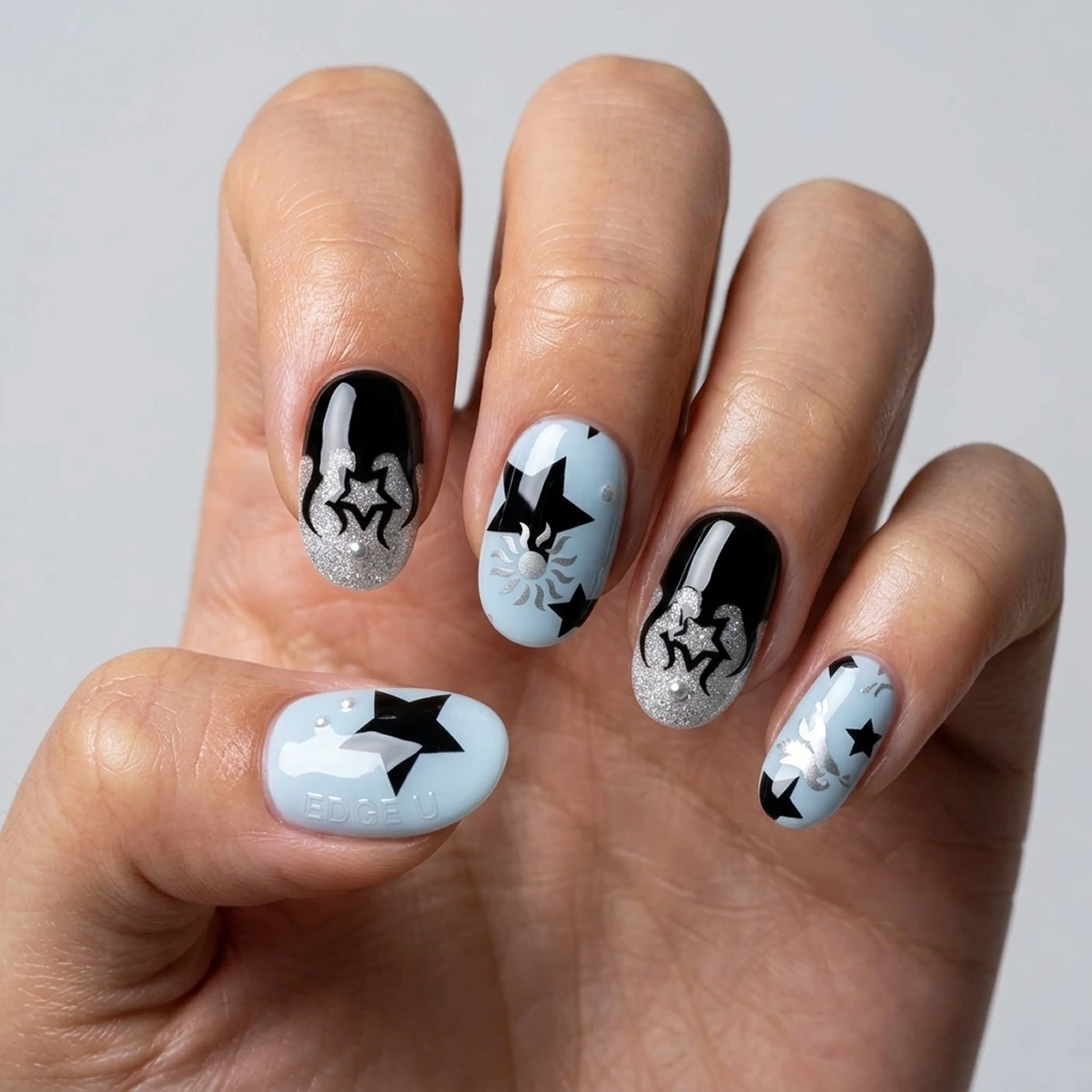 EDGE U - Rok Chic Neon Glow - Bandes pour Ongles