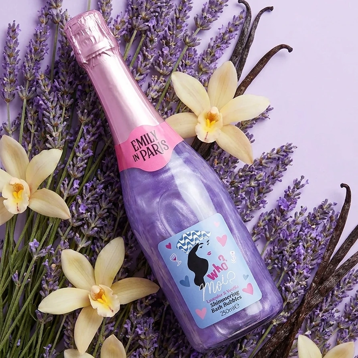 Emily In Paris - Lavender & Vanilla - Shimmering Bath Bubbles para Mujer