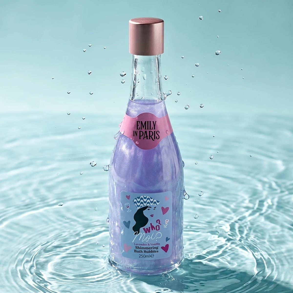 Emily In Paris - Lavender & Vanilla - Shimmering Bath Bubbles para Mujer