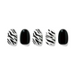 EDGE U - Zebra Neon Glow - Bandes pour Ongles