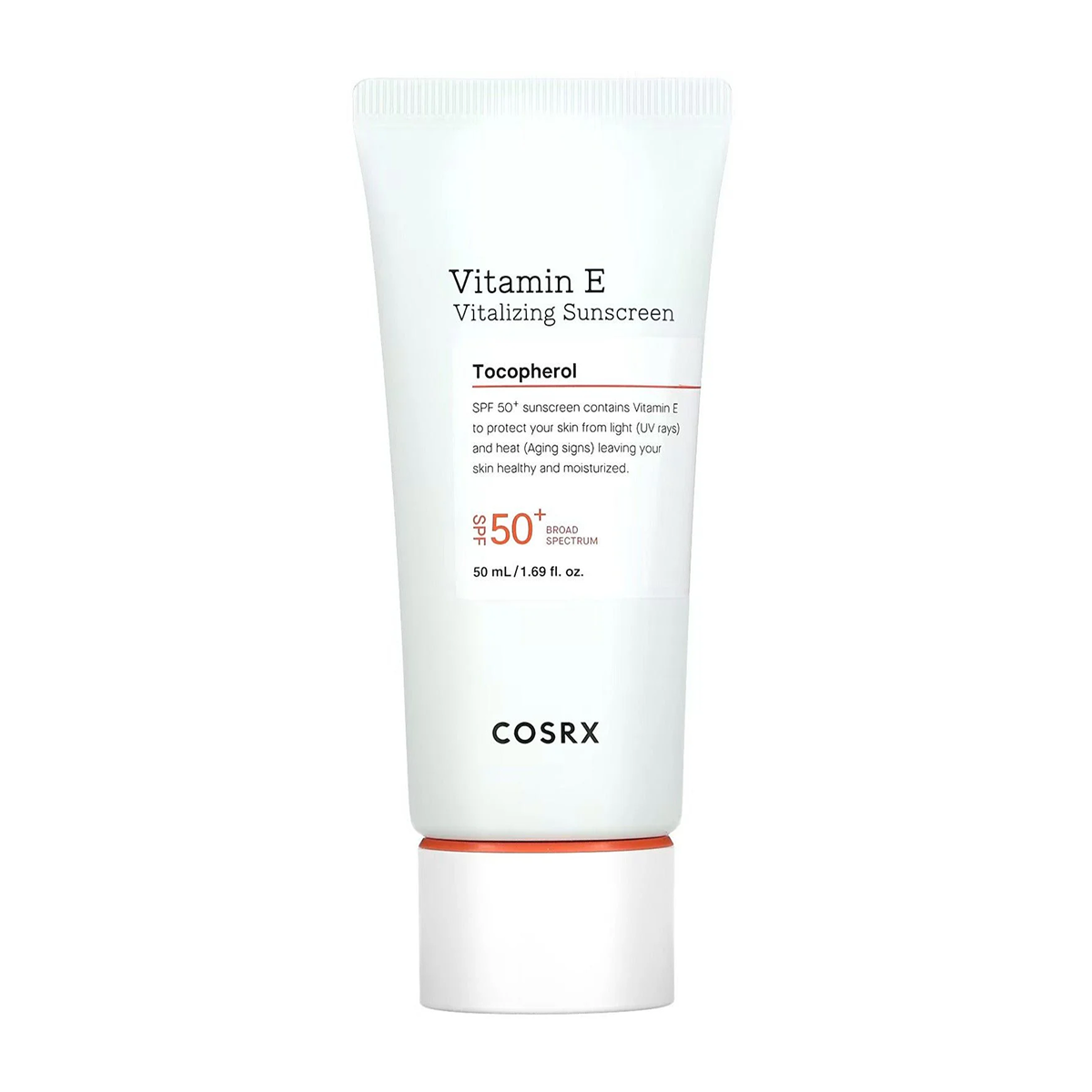 50 ml Cosrx - Vitamine E FPS 50 - Crème Solaire Revitalisante