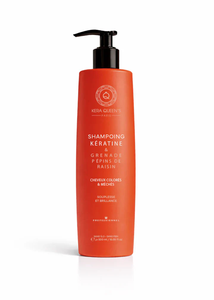 Kera Queen's - Kit Trio RItuel Grenade et Pépins de Raisin Shampoing 500ml